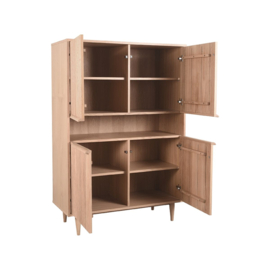 Label 51 hoge kast Jule, naturel eiken