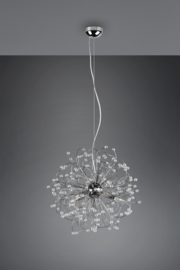 Trio lighting hanglamp Gloria, chroom 55 cm
