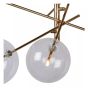 Lucide hanglamp Alara led, 6-lichts goud-fume