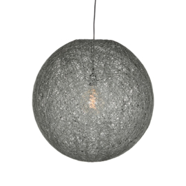 Label 51 hanglamp Twist XL, grijs vlas