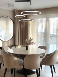 Light trend hanglamp Skylight led, zwart incl. afstandsbediening