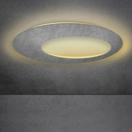 Escale plafondlamp Blade open led, beton 95 cm