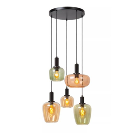 Lucide hanglamp Ilona, 5-lichts