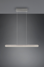 Trio lighting hanglamp Helios led, mat nikkel