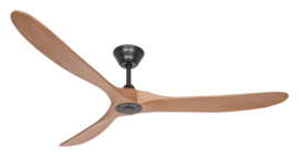 Casafan plafond ventilator Eco Genuino-180 zwart-midden eiken