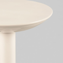 Label 51 Bijzettafel Rif,  creme metaal 40 cm