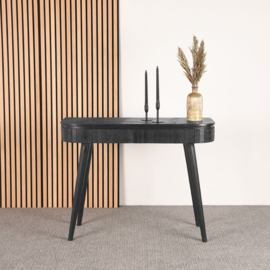 Label 51 Bureau Nils, zwart mangohout