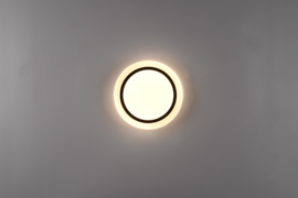 Trio lighting plafondlamp Atria led, zwart incl. afstandsbediening 27 cm