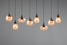 Trio lighting hanglamp Lumina, 8-lichts met glas