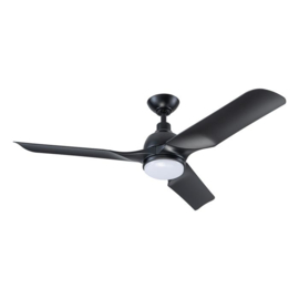 Elstead lighting Aviator plafondventilator led mat zwart incl. afstandsbediening