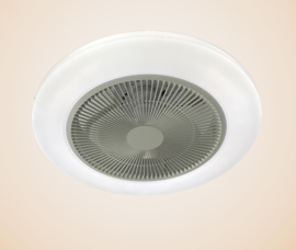 Light trend plafond ventilator led, titaan incl. afstandsbediening
