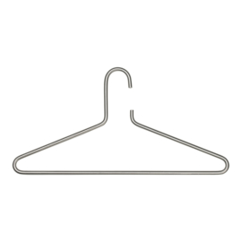 Spinder design Kledinghanger Senza 6, rvs