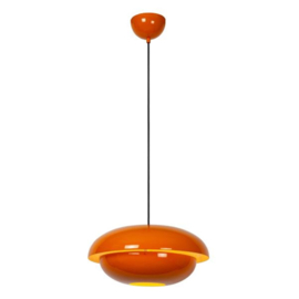 Lucide YOUNES - Hanglamp - Ø 40 cm - 1xE27 - Oranje
