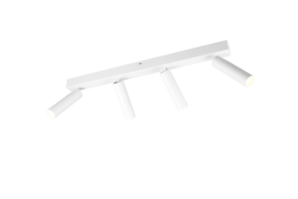 Trio lighting plafondspot  Ambala led, 4-lichts wit incl. switch dimmer