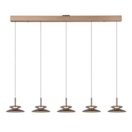 LucideLucide SANTIAGO - Hanglamp - LED Dimb. - CCT - 5x10W 2700K/4000K