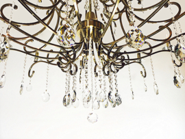 Light trend hanglamp H77905, 14-lichts brons