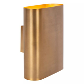 Lucide wandlamp Ovalis, mat goud