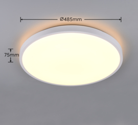 Trio lighting plafondlamp Slope led, wit