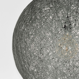 Label 51 hanglamp Twist L, grijs vlas