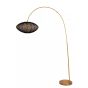 Lucide vloerlamp Corina, zwart