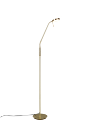 Trio lighting vloerlamp Monza led, mat messing incl. dimmer