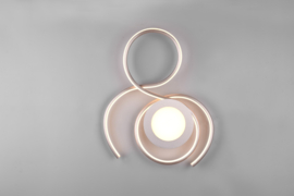 Trio lighting plafondlamp Jive led, mat nikkel incl. afstandsbediening 50 x 45 cm