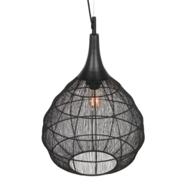 Trio lighting hanglamp Soraya, zwart 42 cm