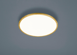 Helestra plafondlamp Rack led, rond goldleaf