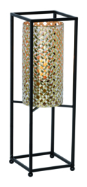 Tafellamp Petrolio, zwart-goud 47 cm