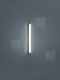 Helestra wandlamp Ponto led, zwart met acryl glas 60 cm IP44