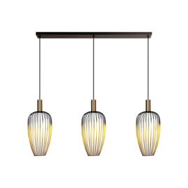 Lucide AURELIE - Hanglamp - 3-lichts - Goud