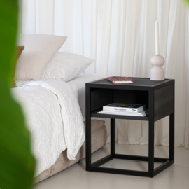 Spinder design DIVA ONE-NIGHTSTAND nachtkastje, grijs zwart