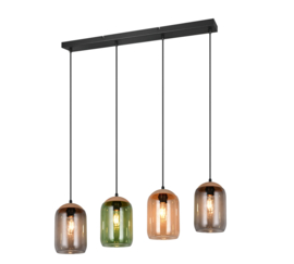 Trio lighting hanglamp Cork, 4-lichts