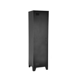Label 51 Hoge kast Fence, zwart metaal
