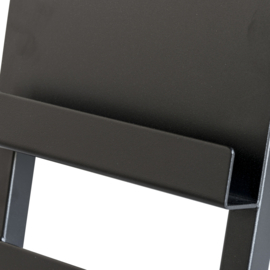 Spinder design Paper tijdschriftenhouder, zwart