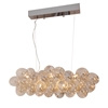 By Rydéns hanglamp Gross bar, gold met amber glas incl. ledbron