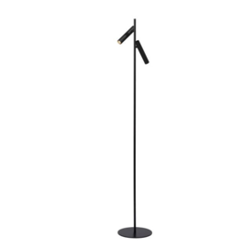 Lucide vloerlamp Philon led, 2-lichts zwart