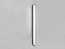 Trio lighting wandlamp Fabio led, zwart 120 cm IP44