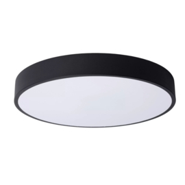 Lucide plafondlamp Unar led, zwart 60 cm incl. switch dimmer