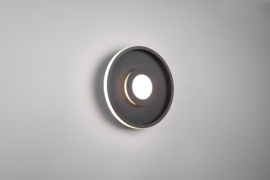 Trio lighting plafondlamp Ascari led, mat zwart incl. switch dimmer IP44  30 cm