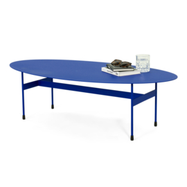 Spinder design Salontafel Mira oval, ultramarina