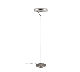 Trio-lighting vloerlamp Dios led, mat nikkel