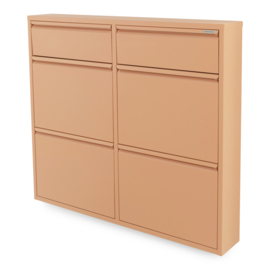 Spinder design Schoenenkast Billy 6, clay terra