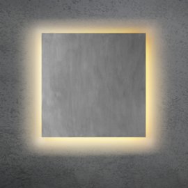 Escale plafondlamp Blade Q  open led, beton 59 cm