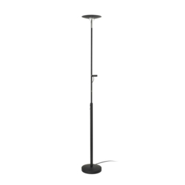 Pujol Lighting vloerlamp Lux led, 2-lichts zwart