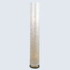 WF Light vloerlamp Vissie, parelmoer wit 150 cm