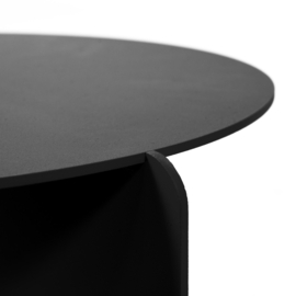 Spinder design Bijzettafel Salsa, zwart
