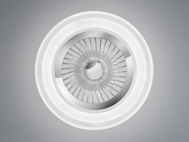 Trio lighting plafond ventilator Flaga led, 60 cm mat wit incl. afstandsbediening