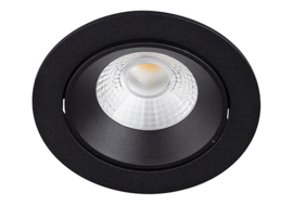 Berla plafondspot  inbouw BR6108 led, zwart IP44