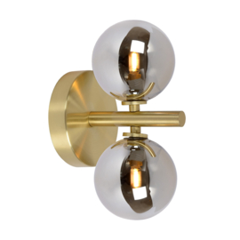Lucide TYCHO - Wandlamp - 2xG9 - Mat Goud / Messing